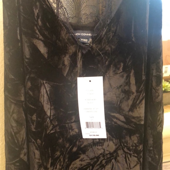 French Connection Velvet Slipdress - Picture 5 of 7